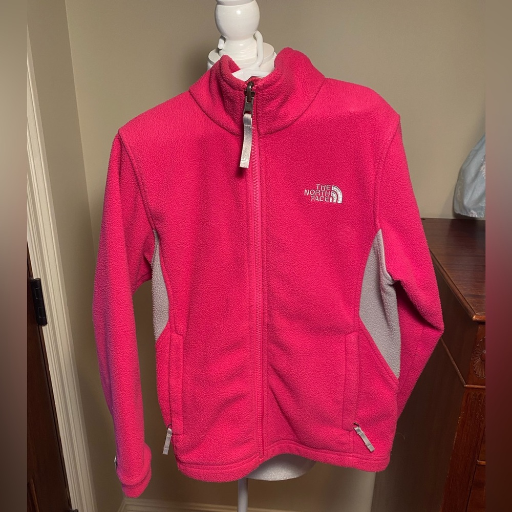 The North Face Girls Pink Fleece Jacket